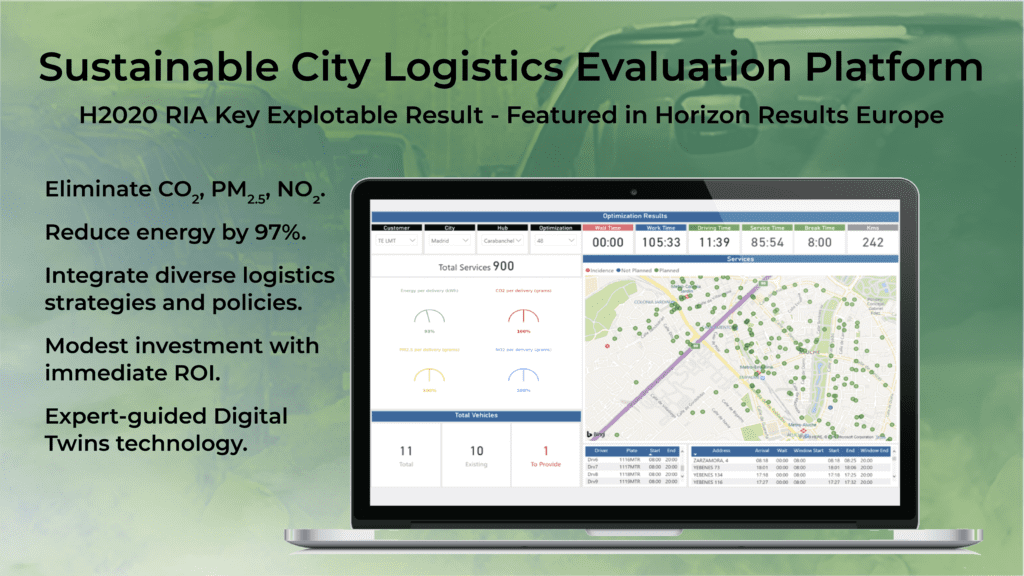 Urban Logistics AI-driven Sustainable City Logistics Evaluation Platform (SCLEP).